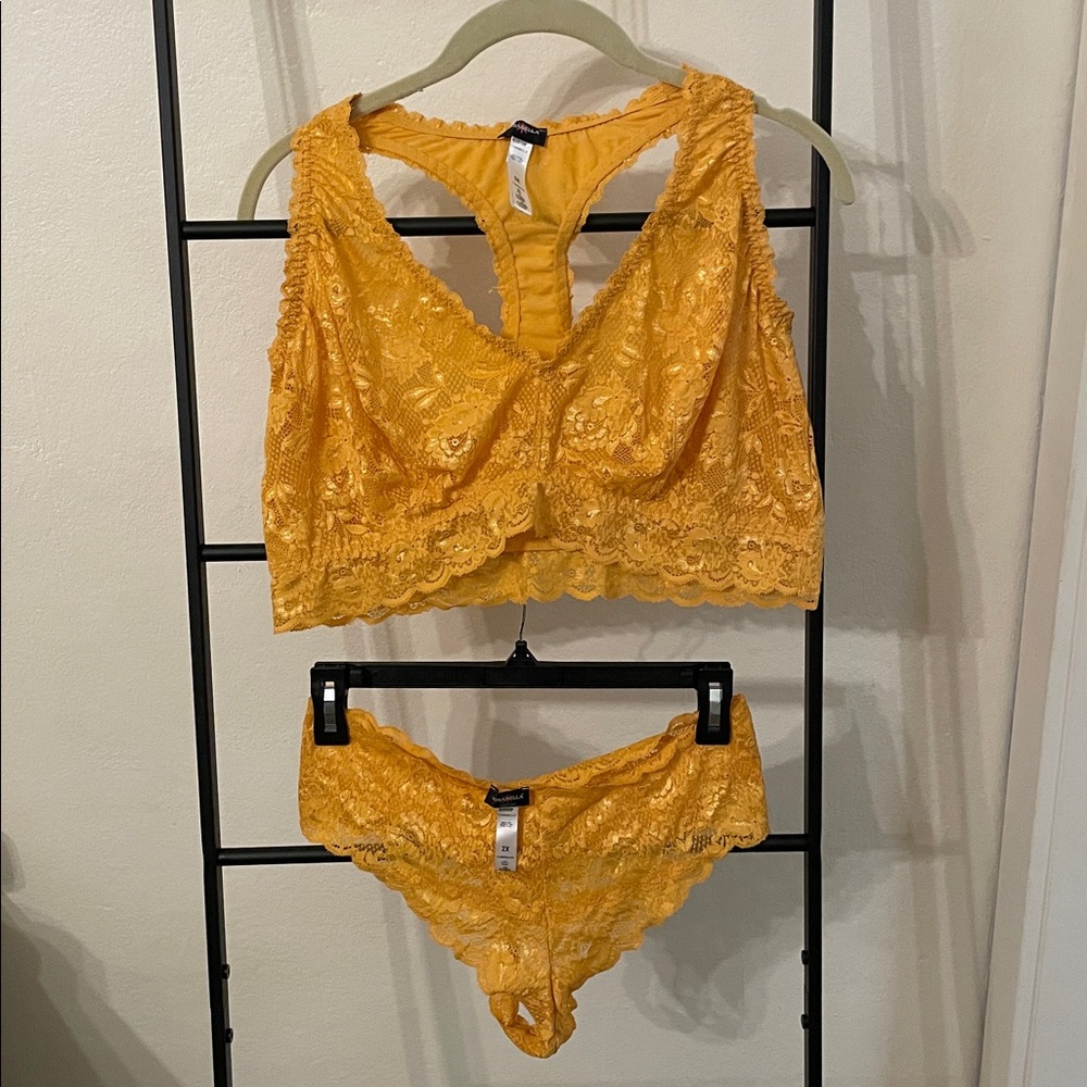 Cosabella racerback bralette and panty set
